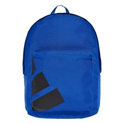 Plecak Classic Back-to-School Badge of Sport. Czarne plecaki damskie Adidas, bez wzorów, z materiału. W wyprzedaży za 76.45 zł.