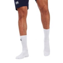 Skarpetki antypoślizgowe do połowy łydki Canterbury. Białe skarpetki męskie CANTERBURY, bez wzorów. Za 172.50 zł.