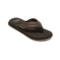 Japonki plażowe męskie Quiksilver Monkey Wrench Core. Brązowe klapki i japonki męskie Quiksilver, z gumy. Za 129.99 zł.