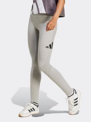 Adidas Legginsy sportowe w kolorze szarym rozmiar: XL. Szare legginsy damskie Adidas, xl, bez wzorów. Za 95.92 zł.