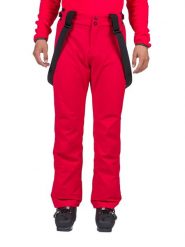 Spodnie narciarskie Rossignol męskie Blackside Pant czerwony. Czerwone spodnie materiałowe męskie Rossignol, bez wzorów, z syntetyku, klasyczne. Za 669.99 zł.