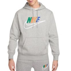 Bluza z Kapturem Club Futura Rozmiar L Szary - FZ0772-063. Szare bluzy z kapturem męskie Nike, l, z polaru. Za 347.95 zł.