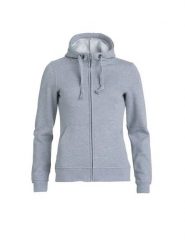 Clique Basic Hoody Full Zip Women – damska bluza z kapturem szary melanż. Szare bluzy z kapturem damskie CLIQUE, xl, z bawełny. Za 188.50 zł.