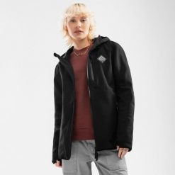 Kurtka lifestylowa damska W2-W Mckinley LF. Czarne kurtki damskie SIROKO, xs, bez wzorów, z softshellu, bez kaptura. W wyprzedaży za 339.00 zł.