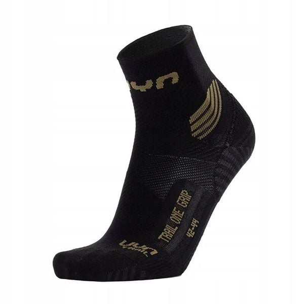 Skarpety do biegania damskie Uyn Run Trail One Grip Socks. Czarne skarpetki damskie UYN, bez wzorów, z dzianiny. Za 119.99 zł.