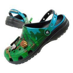 Klapki Crocs Class Minecraft M 210829-90H wielokolorowe. Klapki i japonki męskie . W wyprzedaży za 373.21 zł.