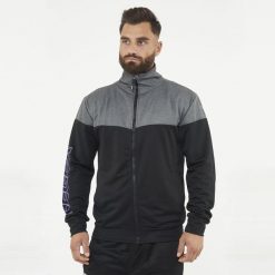 Męska Kurtka Biegowa Oddychająca Lekka Czarny-Fioletowy UCLA. Czarne kurtki treningowe męskie Legea, l, bez wzorów, z bawełny, do biegania. Za 116.00 zł.