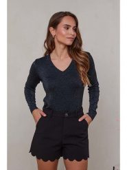 Soft Cashmere Sweter w kolorze granatowym rozmiar: 38/40. Niebieskie swetry klasyczne damskie Soft Cashmere, bez kołnierzyka. Za 144.24 zł.