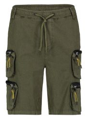 Authentic Style Bermudy w kolorze oliwkowym rozmiar: XL. Zielone szorty męskie Authentic Style, bez wzorów. Za 105.38 zł.