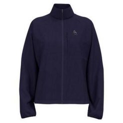 Kurtka damska Odlo ZEROWEIGHT Jacket. Niebieskie kurtki damskie Odlo, bez wzorów, bez kaptura. W wyprzedaży za 494.99 zł.