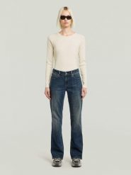 G-Star Dżinsy - Bootcut fit - w kolorze granatowym rozmiar: W30/L30. Niebieskie jeansy damskie G-Star, z podwyższonym stanem. Za 244.95 zł.