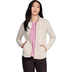 Kurtka Skechers The GO WALK Shine Jacket, Kobiety. Brązowe kurtki damskie Skechers, bez wzorów, z elastanu, bez kaptura. Za 249.99 zł.