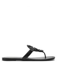 Tory Burch Japonki Miller 161424 Czarny. Czarne klapki damskie Tory Burch, bez wzorów, ze skóry, bez obcasa. Za 699.99 zł.