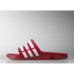 Czerwone Klapki adidas Duramo Slide M G15886. Czerwone klapki i japonki męskie Adidas, z gumy. W wyprzedaży za 108.96 zł.