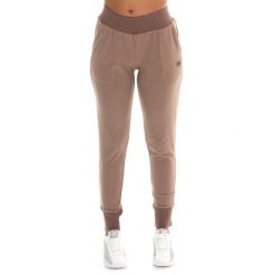 Wąż zimowy Leone 1947 Warm Touch Damen ze Strickeinsätzen. Brązowe spodnie dresowe damskie LEONE 1947 APPAREL, na zimę, bez wzorów, z elastanu. W wyprzedaży za 144.93 zł.