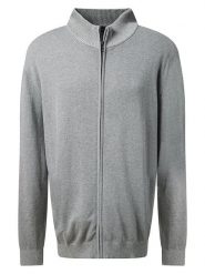 Pierre Cardin Kardigan w kolorze jasnoszarym rozmiar: 5XL. Szare kardigany męskie Pierre Cardin, xl, bez wzorów, z bawełny, bez kołnierzyka. Za 204.95 zł.