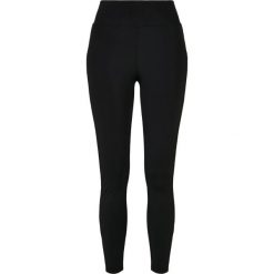 Damskie legginsy z wysoką talią Urban Classics shiny stripe. Czarne legginsy damskie Urban Classics, bez wzorów. Za 142.00 zł.