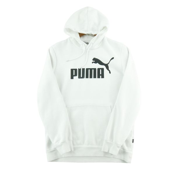 Second life - Bluza z kapturem męska Puma - Stan bardzo dobry. Białe bluzy sportowe męskie Puma, bez wzorów, z materiału, sportowe, bez kołnierzyka, bez ramiączek. Za 85.16 zł.