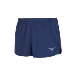 Szorty Mizuno MZNRB Split. Niebieskie szorty damskie Mizuno, bez wzorów, z materiału, eleganckie. Za 213.00 zł.