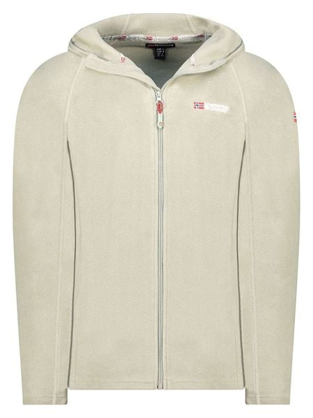 Geographical Norway Kurtka polarowa "Tugood" w kolorze szarozielonym rozmiar: XXL. Zielone kurtki męskie Geographical Norway, xxl, bez wzorów, z materiału, bez kaptura. Za 82.64 zł.