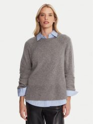 Marella Sweter Alaska 2525366102 Szary Regular Fit. Szare swetry klasyczne damskie Marella, l, z wełny, bez kołnierzyka. Za 679.99 zł.