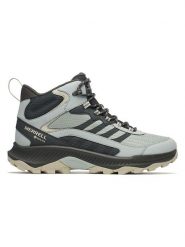 Merrell Buty trekkingowe "Speed Strike 2 GTX" w kolorze błękitnym rozmiar: 42. Niebieskie buty trekkingowe męskie MERRELL, z gore-texu, bez zapięcia, outdoorowe, gore-tex. Za 269.73 zł.