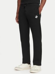 Beverly Hills Polo Club Spodnie dresowe M6608B-HR Czarny Regular Fit. Czarne spodnie dresowe męskie Beverly Hills Polo Club, bez wzorów, z bawełny. Za 228.99 zł.