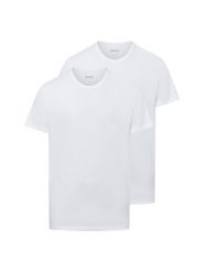 BOSS T-shirt w 2-paku Mężczyźni Bawełna biały, XL. Białe t-shirty męskie Boss, m, bez wzorów, z bawełny, bez kołnierzyka. Za 169.95 zł.