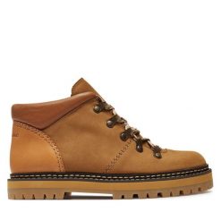 Botki See By Chloé. Brązowe botki damskie See By Chloé, bez obcasa, na płaskiej podeszwie, bez zapięcia. Za 1,889.00 zł.
