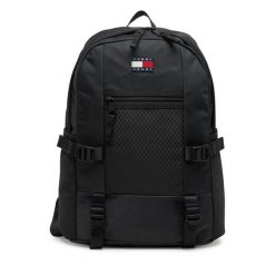 Plecak Tommy Jeans. Czarne plecaki męskie Tommy Jeans, bez wzorów, z jeansu. Za 299.99 zł.