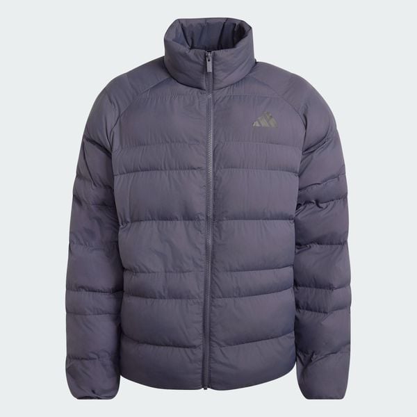 KURTKA OCIEPLANA ESSENTIALS PACKABLE. Szare kurtki męskie Adidas, l, bez wzorów, z materiału, bez kaptura. Za 349.00 zł.