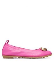 Hispanitas Baleriny HV263931 C006 Różowy. Czerwone baleriny damskie Hispanitas, bez wzorów, ze skóry, bez obcasa. Za 479.99 zł.