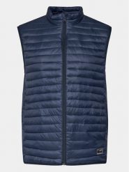 Quiksilver Kamizelka Scalysleeveless Jckt EQYJK04009 Granatowy Regular Fit. Niebieskie kamizelki męskie Quiksilver, m, z syntetyku. Za 209.99 zł.