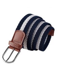 The Time of Bocha Pasek w kolorze biało-granatowym rozmiar: onesize. Białe paski męskie The Time of Bocha, bez wzorów, z materiału. Za 86.99 zł.