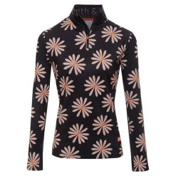 Bluza narciarska Damska Gareth & Lucas Forty-Nine. Brązowe bluzy bez kaptura damskie GARETH & LUCAS, z elastanu. Za 229.99 zł.