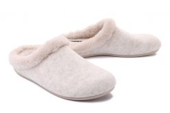 MANITU 320166-81 offwhite, kapcie damskie. Brązowe kapcie damskie Manitu. Za 199.90 zł.