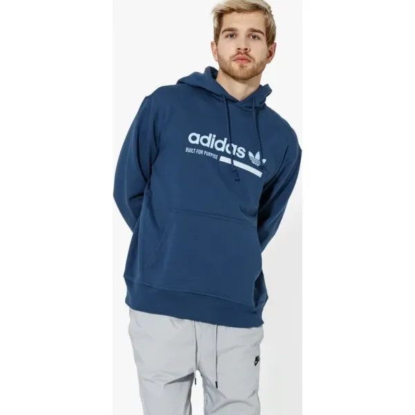 Adidas Bluza Grp Oth Hoody Kaval , niebieski, rozmiar L. Niebieskie bluzy z kapturem męskie Adidas, l, z bawełny. W wyprzedaży za 229.99 zł.