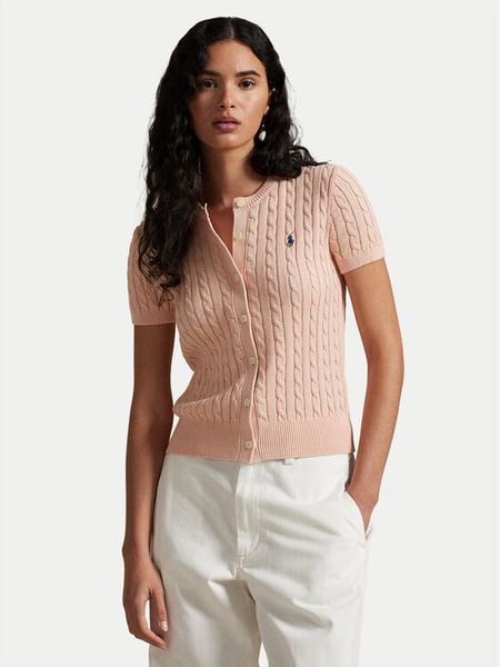 Polo Ralph Lauren Kardigan 211965760001 Pomarańczowy Slim Fit. Brązowe kardigany damskie Polo Ralph Lauren, xl, bez wzorów, z bawełny. Za 539.99 zł.