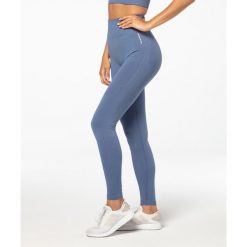 Legginsy bezszwowe sportowe dla kobiet Carpatree Vibe z wysokim stanem. Niebieskie legginsy damskie Carpatree, s, bez wzorów, z podwyższonym stanem, na fitness i siłownię. Za 239.00 zł.