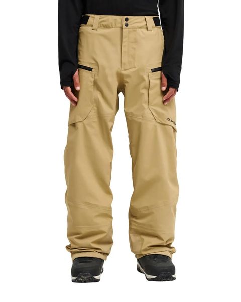 Spodnie śniegowe techniczne dla Mężczyzn HIGHLINE PRO 3L GORE-TEX® Beżowy. Brązowe spodnie materiałowe męskie Quiksilver, bez wzorów, z gore-texu, klasyczne. Za 1,939.99 zł.