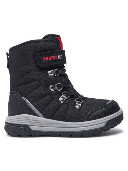 Reima Śniegowce Quicker 5400025A Czarny. Czarne kozaki dziewczęce Reima, z materiału. Za 259.99 zł.