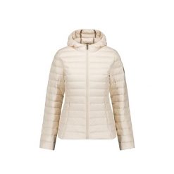 Lekka kurtka puchowa damska z kapturem JOTT Cloe. Brązowe kurtki damskie jott, bez wzorów, z puchu, z kapturem. W wyprzedaży za 697.50 zł.