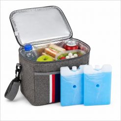 Torba Termiczna 25x18x20 cm - M Torba Chłodząca - Zawiera 2 Wkłady Chłodzące. Szare torebki klasyczne damskie EUROCATCH, bez wzorów, z materiału, bez dodatków. Za 99.00 zł.