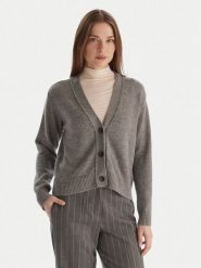 Marella Kardigan Blazer 2525346032 Szary Regular Fit. Szare kardigany damskie Marella, xl, bez wzorów, z wełny. Za 819.99 zł.