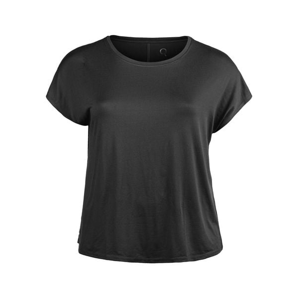 Koszulka damska Q Sportswear Jenirei Soft Touch. Czarne bluzki sportowe damskie ENDURANCE Q, z materiału, bez kołnierzyka, bez ramiączek. Za 151.00 zł.