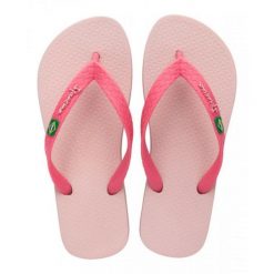 Japonki basenowe damskie Ipanema Clas Brasil II. Czerwone klapki damskie Ipanema, bez wzorów, z materiału, bez obcasa. Za 62.99 zł.