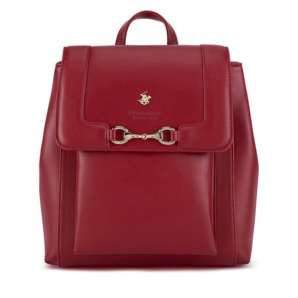 Plecak Beverly Hills Polo Club. Czerwone plecaki damskie Beverly Hills Polo Club, bez wzorów. Za 174.99 zł.