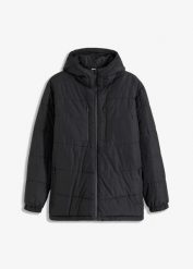 Hydrofobowa kurtka outdoorowa z impregnacją Bionic. Czarne kurtki męskie bonprix, m, bez wzorów, bez kaptura. Za 379.99 zł.