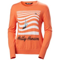 Sweter damski Helly Hansen Quayside. Brązowe swetry klasyczne damskie Helly Hansen, bez kołnierzyka. Za 422.00 zł.