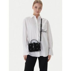 Torebka KARL LAGERFELD. Czarne torebki klasyczne damskie Karl Lagerfeld, bez wzorów, bez dodatków. Za 1,299.00 zł.